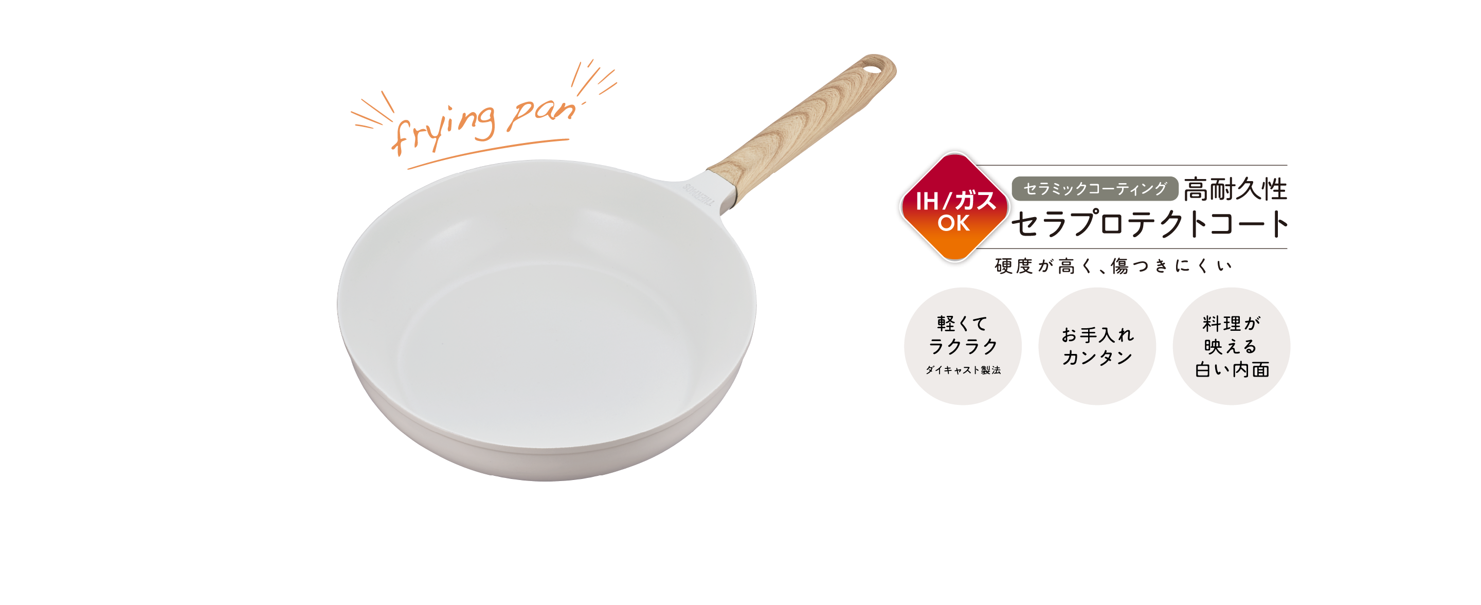 セラプロテクトシリーズフライパンの画像