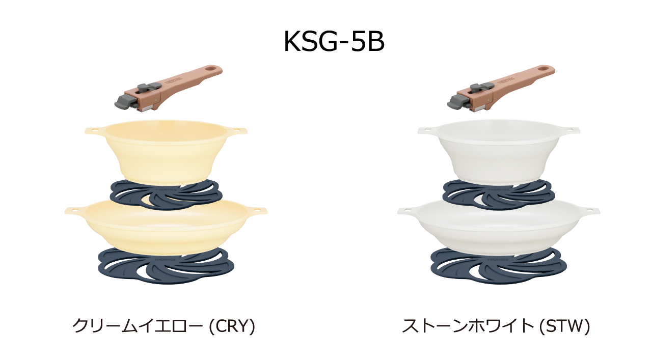 料理もできるお皿5点セットGA／KSG-5Bの画像