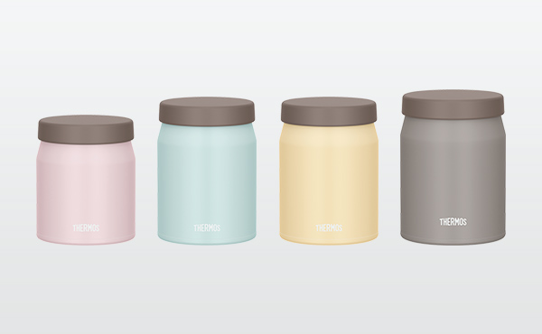 パッキン一体構造の「まる洗いユニット」を採用した新モデル！『真空断熱スープジャー（JEF-300/400/500）』8月21日新発売