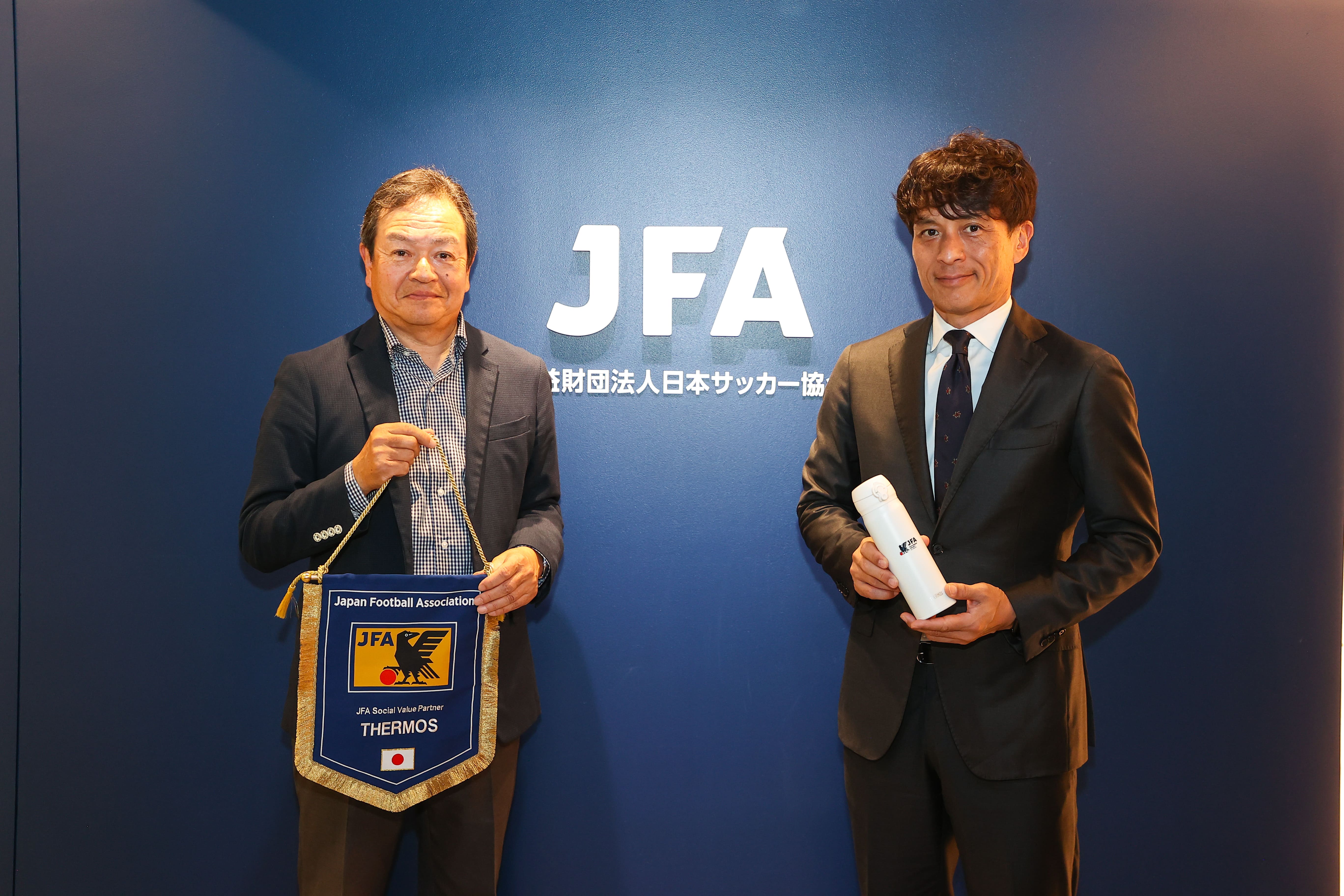 サーモス、日本サッカー協会とJFAソーシャルバリューパートナー契約を締結
