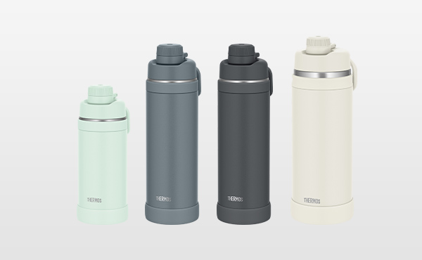 キャリーループで持ち運びに便利な人気シリーズの容量が更に充実！『真空断熱スポーツボトル（FJUシリーズ）』2 月 21 日新発売