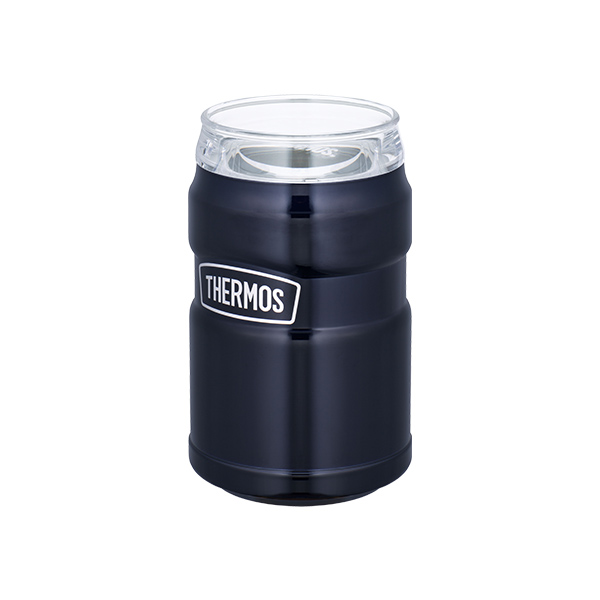 サーモス 保冷缶ホルダー ROD-002ミッドナイトブルー色 2個セット