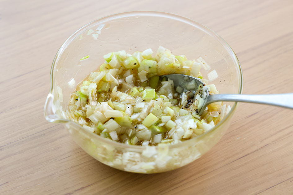 豚肉のねぎ塩だれのたれの写真