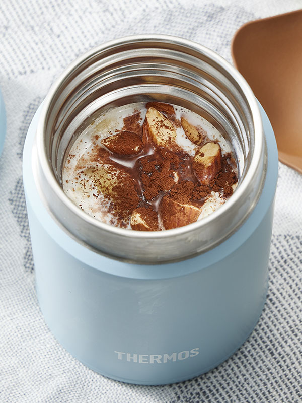 バナナとミルクのオートミール粥