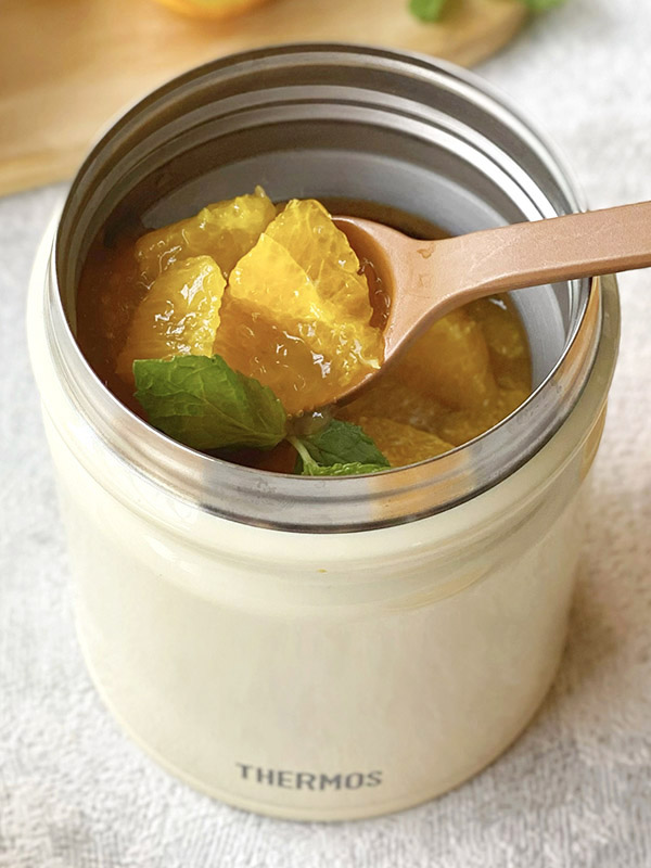 果肉たっぷりオレンジゼリー