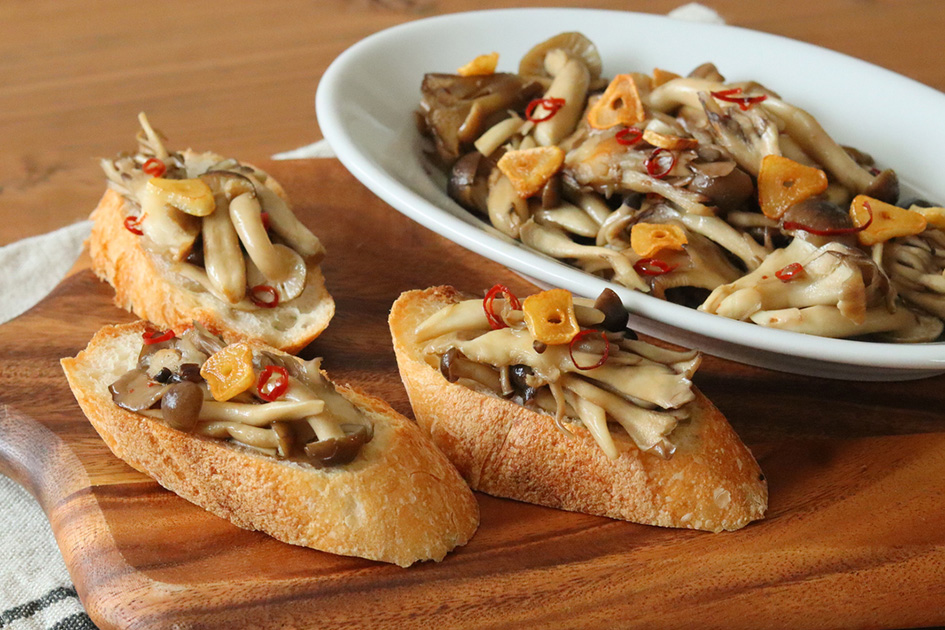 きのこのガーリックマリネ画像