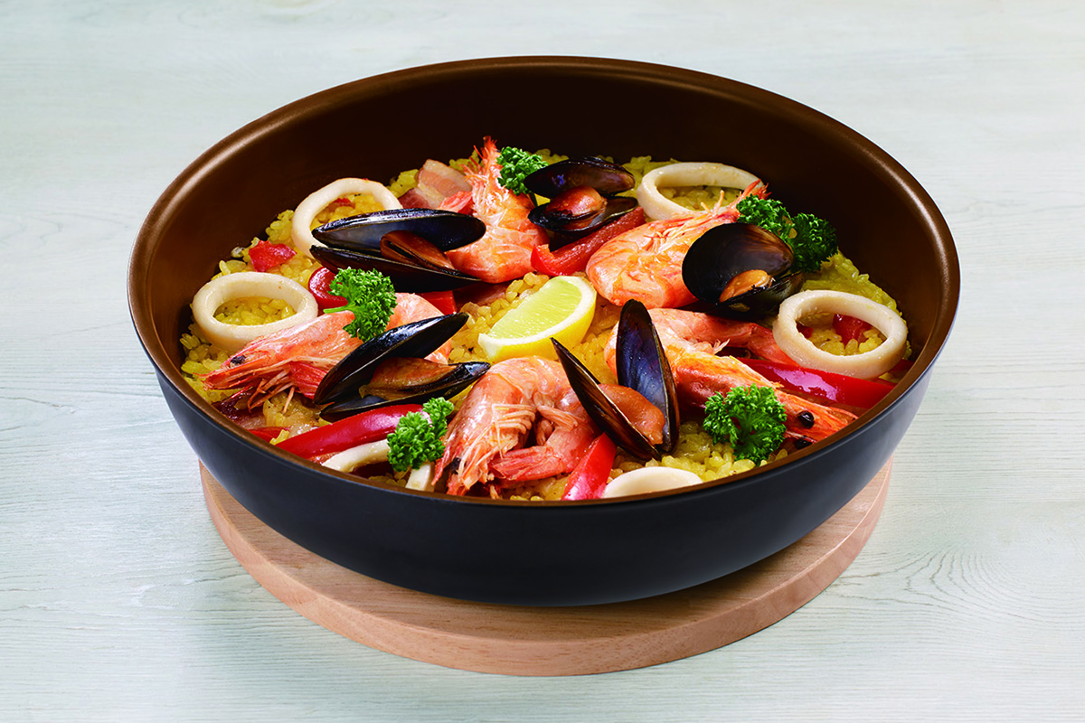 パエリアの出来上がり写真