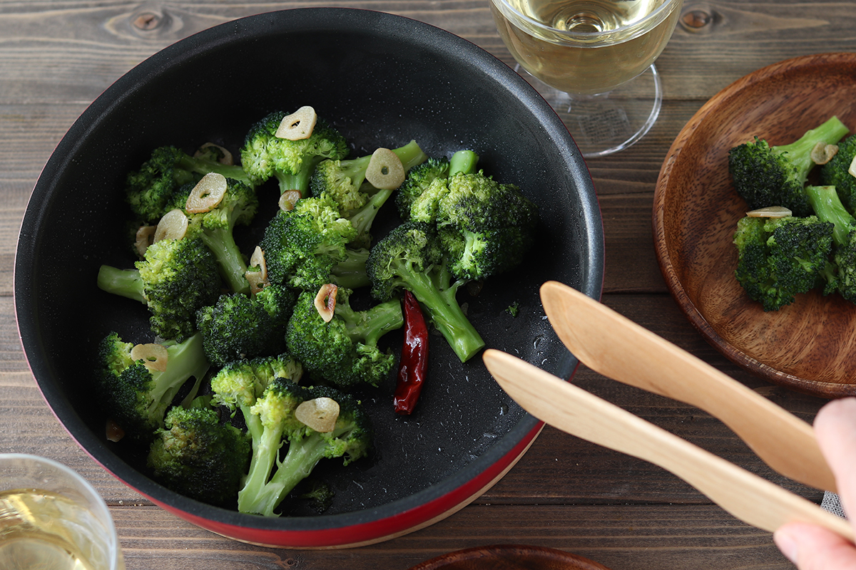 ガーリックブロッコリーの出来上がり写真