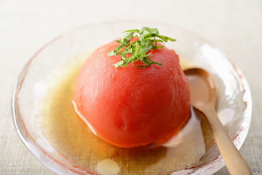 フレッシュトマトの出し煮(冷やして)