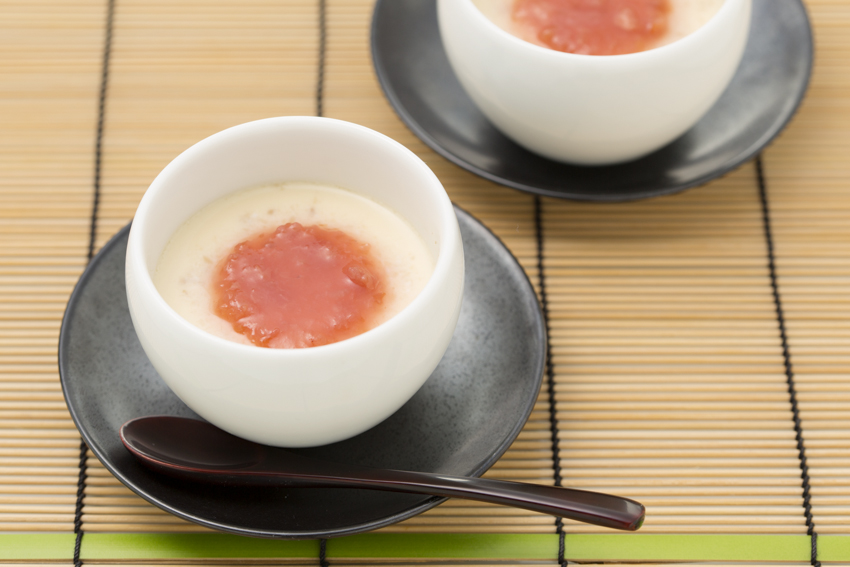 冷製　梅香る茶碗蒸し
