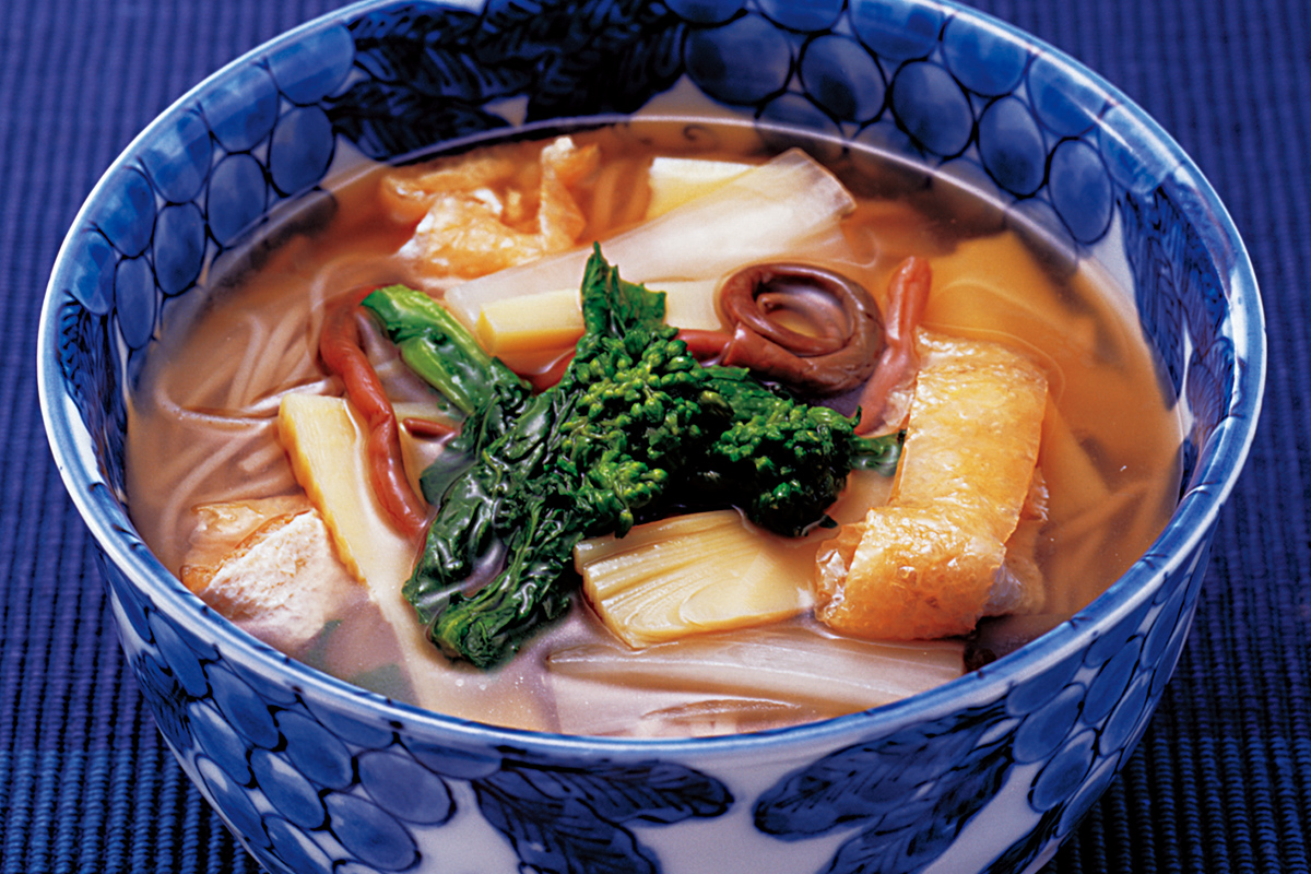 春野菜たっぷり のっぺいそば