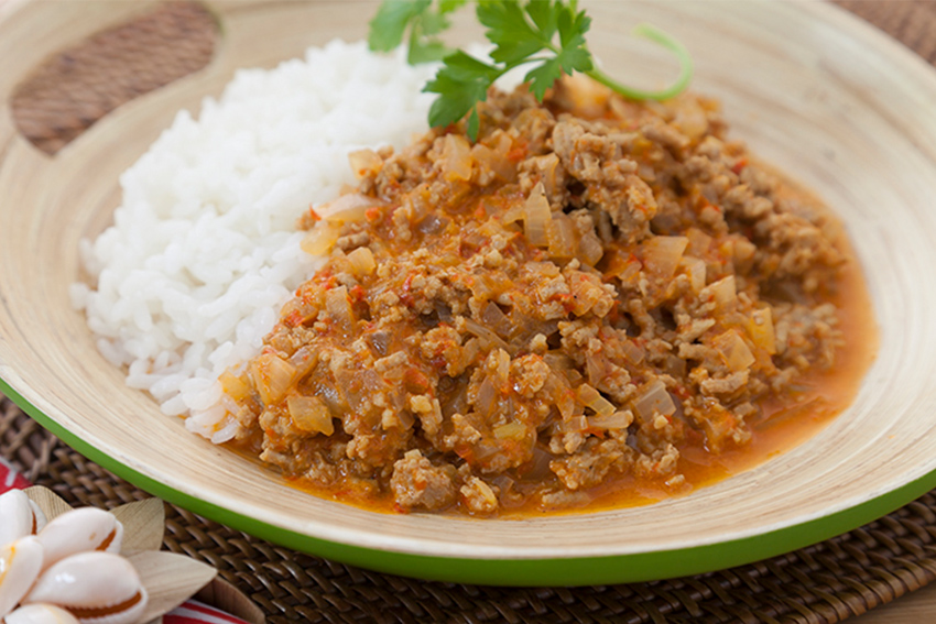パプリカソースの夏カレー