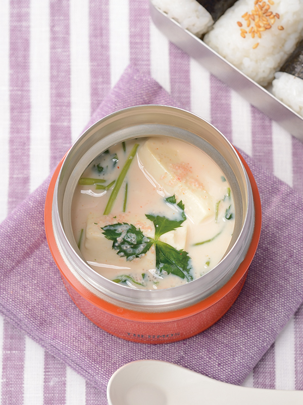 明太子入り豆乳湯どうふ