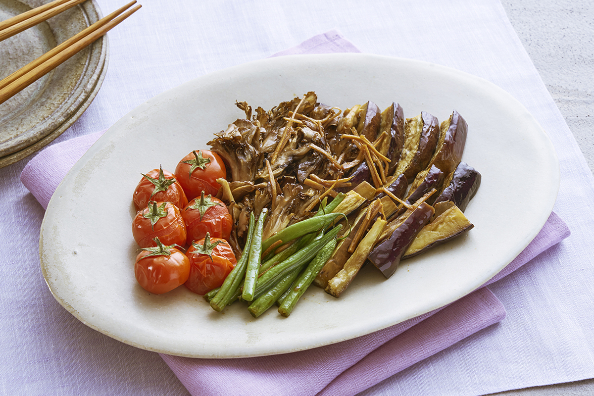 旬野菜のしょうがだれ フライパンレシピ レシピ サーモス 魔法びんのパイオニア