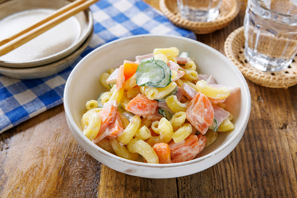 彩り野菜のマカロニサラダ | フライパンレシピ | レシピ | サーモス