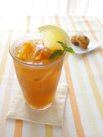 グレープフルーツアイスティー Tea Cafeレシピ レシピ サーモス 魔法びんのパイオニア