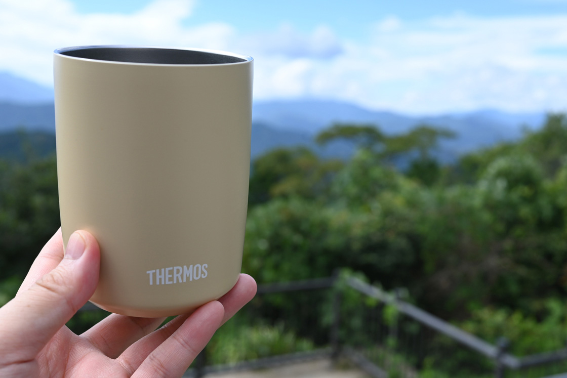 自然のなかで飲む、自分で淹れたホカホカのコーヒーは最高！