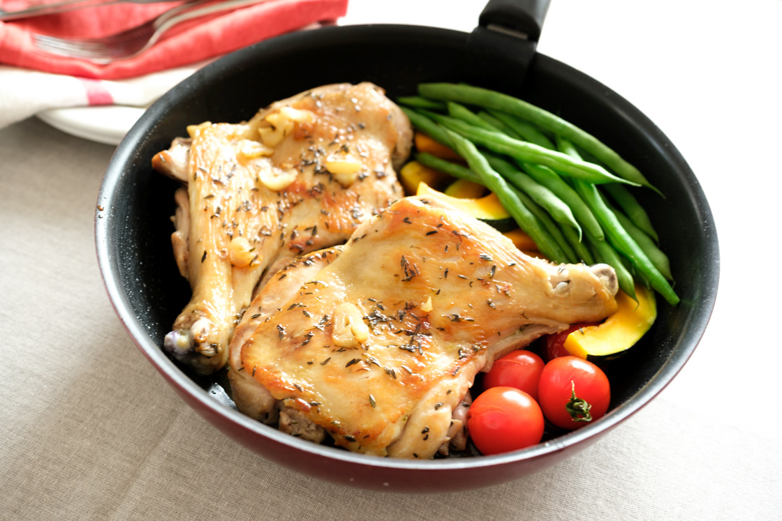 ローストチキン完成写真