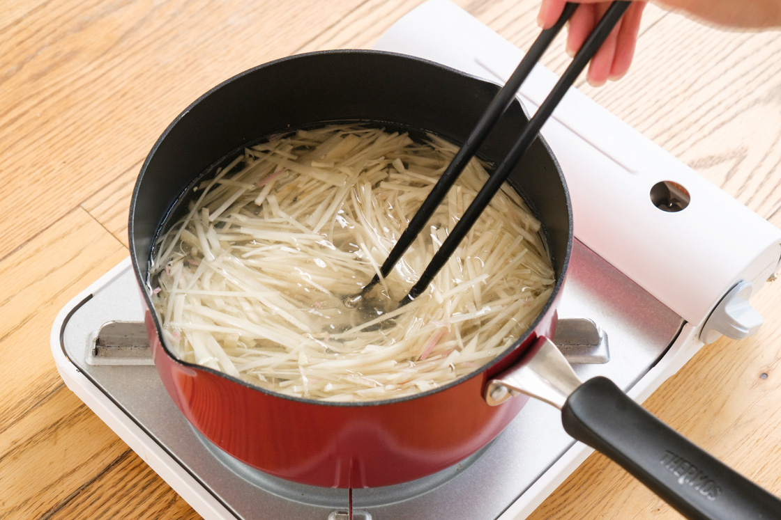 新しょうが佃煮工程2